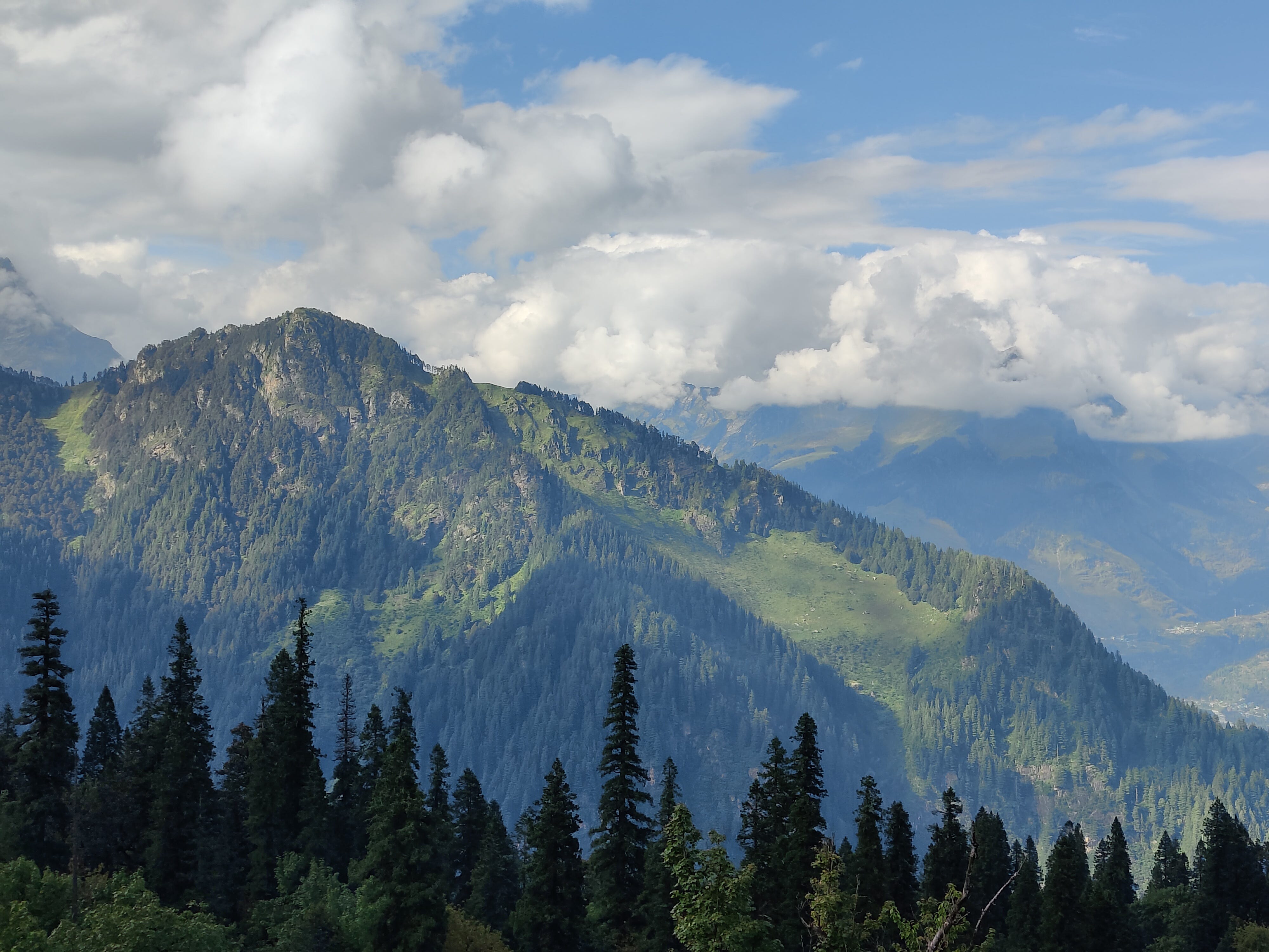 Just Another view towards Old Manali