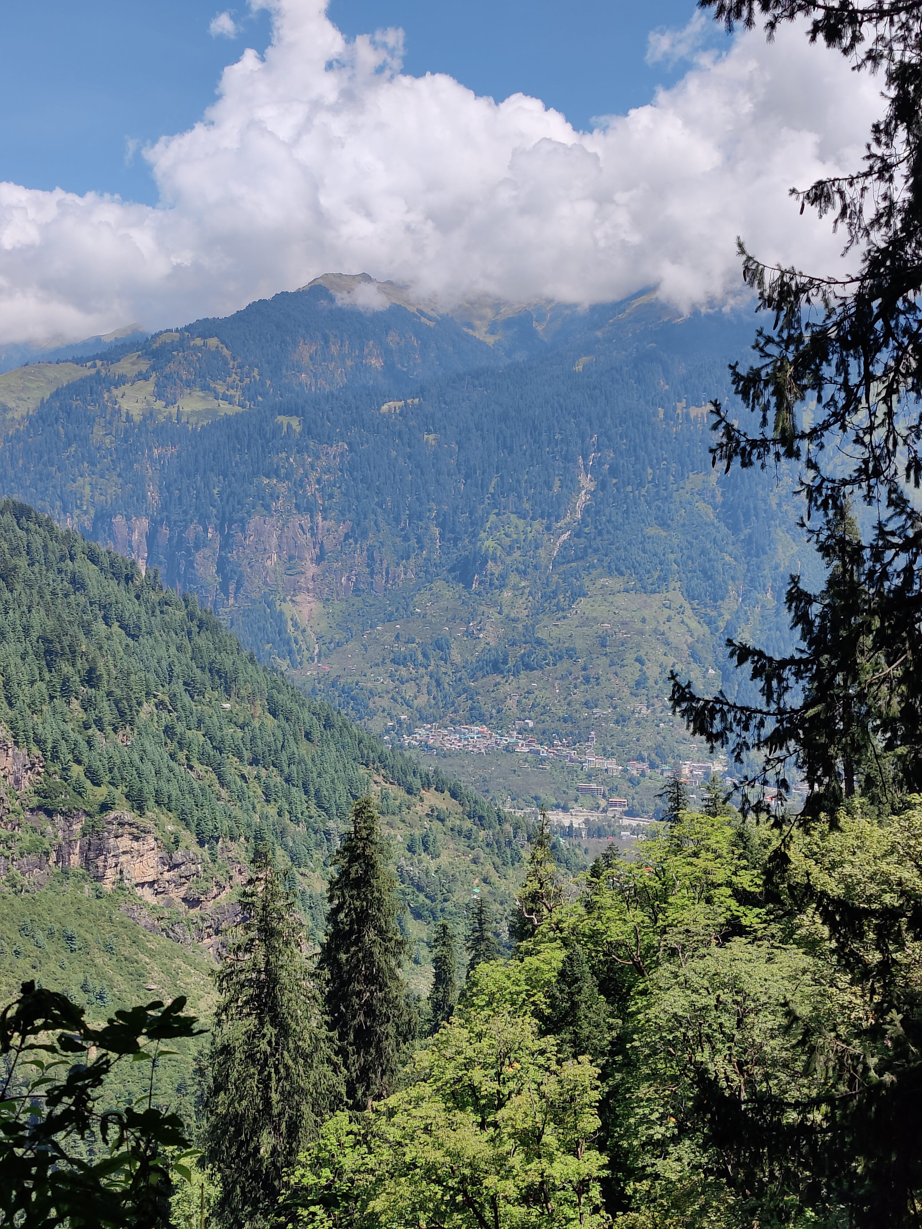 Old manali view from top